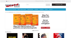 Desktop Screenshot of megapop.nl